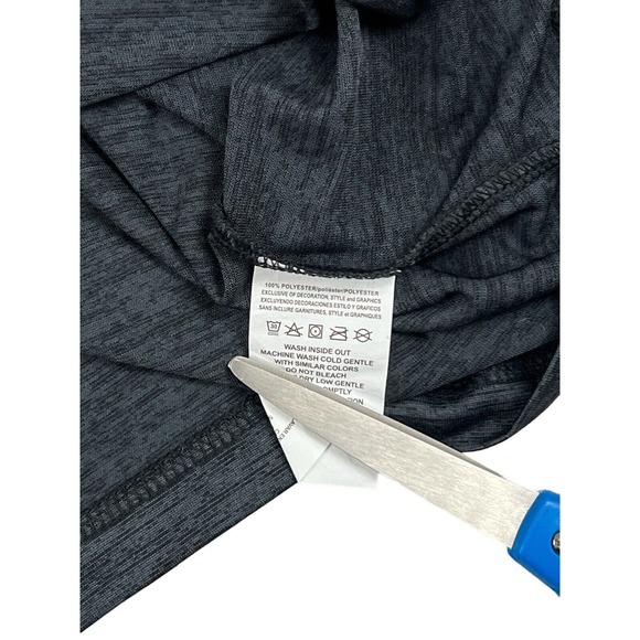 Fanatics MLB 2020 World Series Champions LA Dodgers Short Sleeve Polo‎ Sz M Gray - Picture 6 of 7